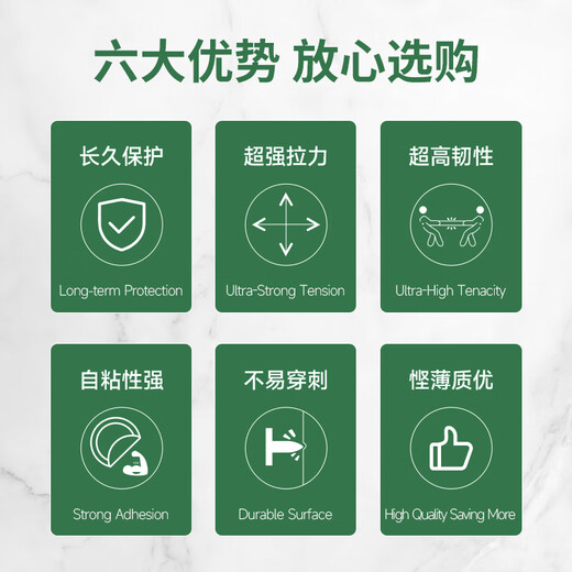 HOOYE 3501 stretch film 50cm wide ultra-thin 1.5 silk moving packing film protective film packaging film stretch film PE industrial cling film net film 2Jin Jin is equal to 0.5kg single roll