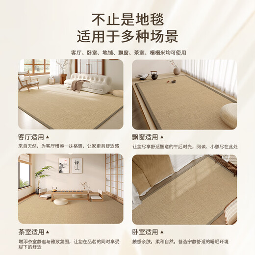 Xinglianxin mat bamboo mat 2025 new summer living room floor mat tatami thickened bamboo carpet home 200*300CM