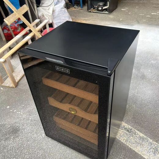 Double small shop Zunbao 65L export last order Constant temperature household cigar cabinet humidor humidor Spanish cedar wood shelf 345*508*630mm 48L (without lock)