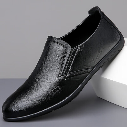 2025 zapatos de gorro de hombres nuevos zapatos casuales zapatos de conducción para hombres zapatos de pies perezosos zapatos de pedal para hombres soltero 9710 amarillo 42