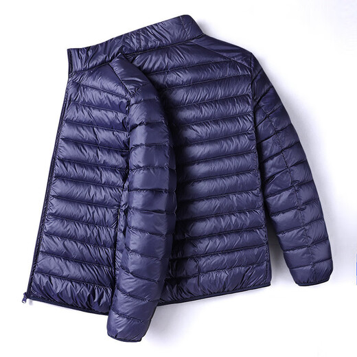 Zuosike Hommes Chaud Hiver Mince Soie Coton Veste en Coton Homme Court décontracté Col Montant Haut Papa Homme Coton Noir à Capuche 3XL