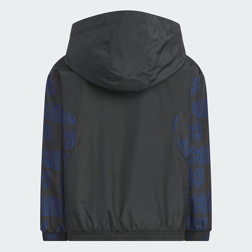 Adidas Children's Clothing 25 Autumn Boys' Woven Jacket Thin Children's Mesh Lined Water-Repellent Sports Hooded Jacket KC5986