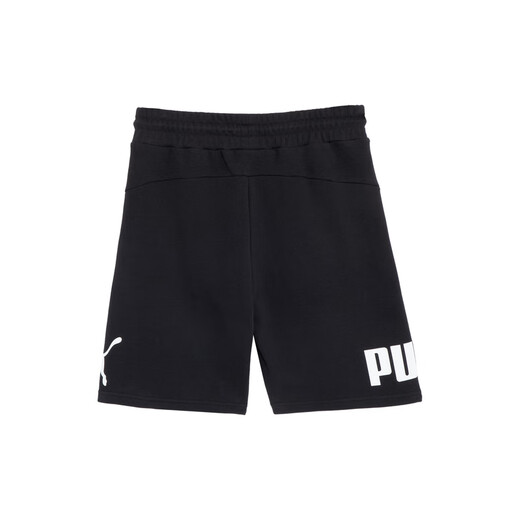 彪马（PUMA）宽松直筒印花跑步运动短裤男子夏季百搭休闲五分裤683443 黑色-01 2XL (190/86A)