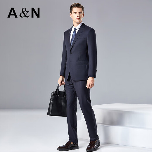 Antonio 100% sheep wool & two-piece suit, business formal suit, men's Four Seasons Executive Wedding Suit