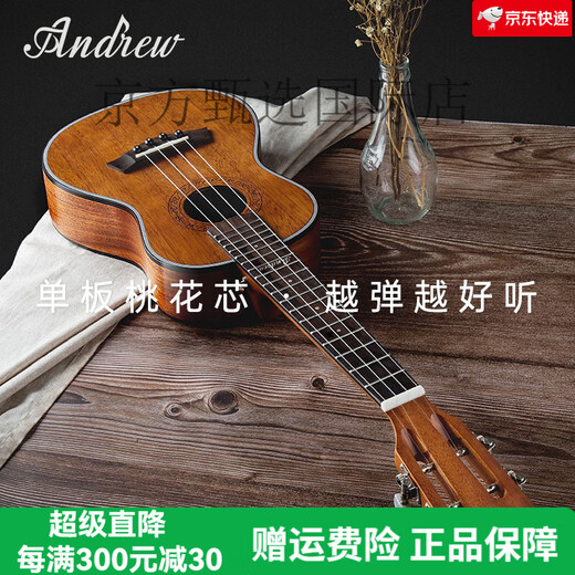 
Andrew (ANDREW) veneer ukulele female beginners musical instruments small guitar students children's gift [Vector board] ADL classic + full accessories + plus cotton bag 23 inches
