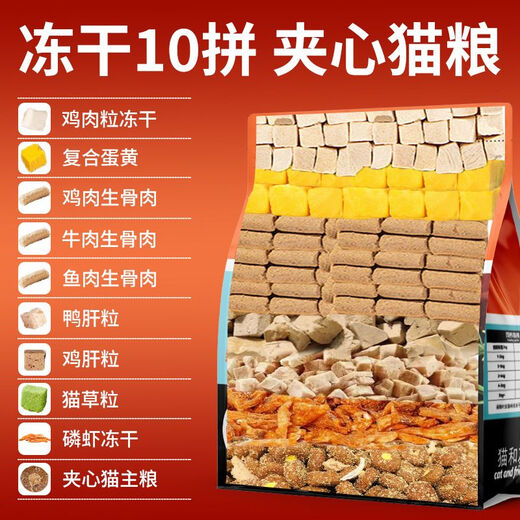 Maoheyou cat food wholesale 10 Jin Jin equals 0.5 kg 40 Jin Jin equals 0.5 kg Ten manufacturers ten freeze-dried food for kittens and adults Grain-free freeze-dried full-price cat food Cattery Sihua full-price cat food Economic cat food 500g