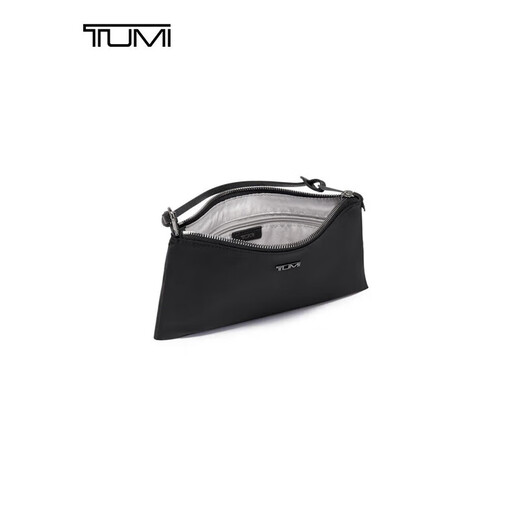 TUMI JD Outlet VOYAGEUR women's high-end fashion clutch black with smoke gun color