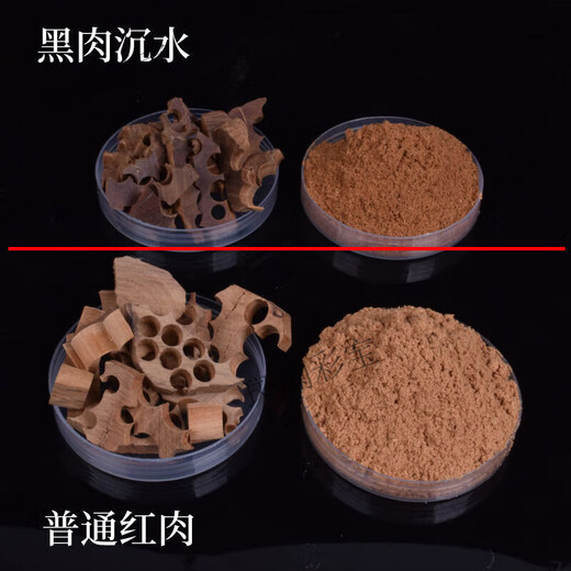 Quality Indian Mysore Old Mountain Sandalwood Powder Red Meat Log Old Material Aromatherapy Product Spices Aromatherapy Black Meat Submerged Fine Powder 50g