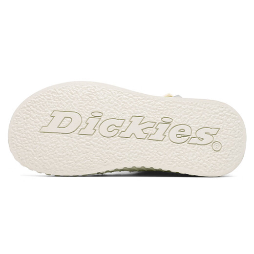 Dickies潮流舒适百搭 软毛边厚底增高通勤休闲板鞋 低帮 帆布鞋 女款 米 35
