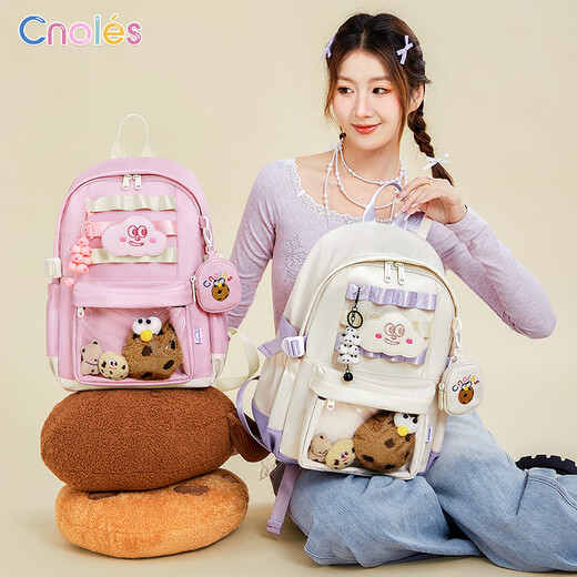 Kouyi Trick and Treat Party Backpack for Women 2025 New Cute High-Pretty Ins School Bag Junior High School Girl Bai Yanzi
