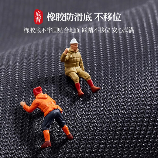 Luodahua 2025 Neue chinesische Küchenbodenmatte Wasserabsorption, Schmutzresistenz, Anti-Rutsch, Anti-Fall-Fußmatte ist leicht zu verwalten und benutzerdefinierter Teppich Baifu Juzhen-Gold-12159 40 cm*60 cm
