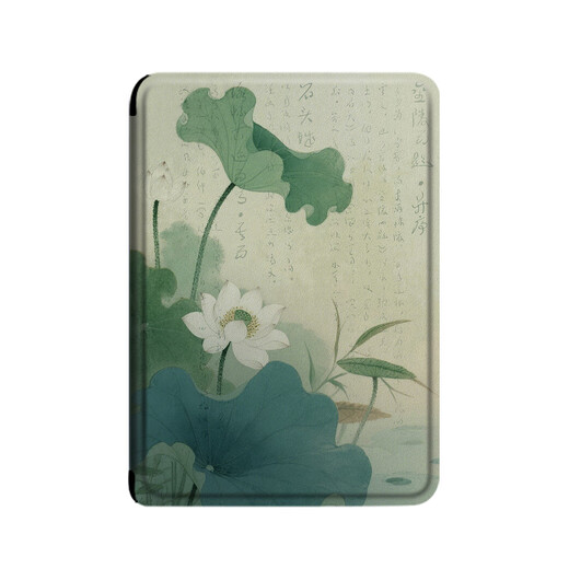 
Cool lotus e-books are suitable for palm reading Light3 national style Light4c text turbo electronic paper book ireader youth neo2 calligraphy a6 protective cover smart reader ta palm reading youth version hard shell Z12596 lotus leaf calligraphy A