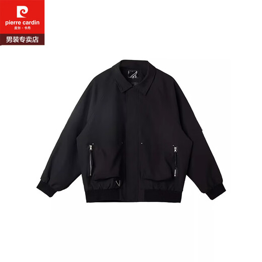 Pierre Cardin (Pierre Cardin) light and mature temperament outfit suit men's spring and autumn stand-up collar handsome multi-pocket work jacket men's Korean style high-end coat khaki jacket single piece XL