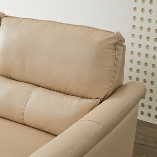 
Zhihuashi First Class Zero Wall SE-U11167BM Zero Modern Living Room Top-Level Cowhide Electric Function Sofa Moonlight White Three-person 269cm - Double Electric