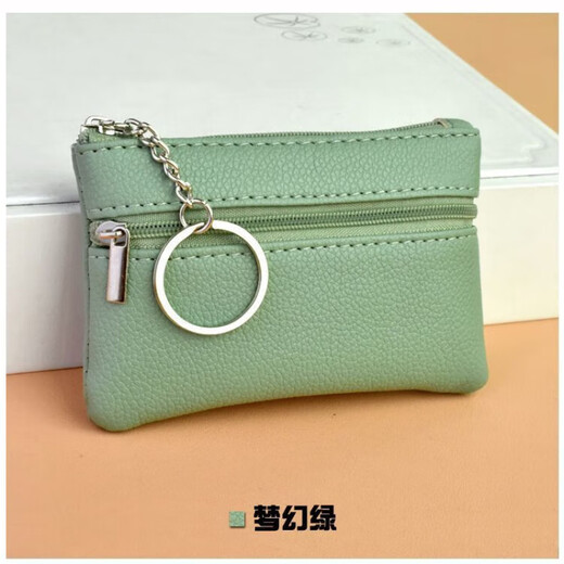 Portefeuille MPPMCK, portefeuille de pièces de monnaie d'âge moyen et âgé MINI MINI Super Small Carry 2023 sac Key Sac Sac Small Card Sac Black (non autorisé à mettre sur un téléphone mobile)