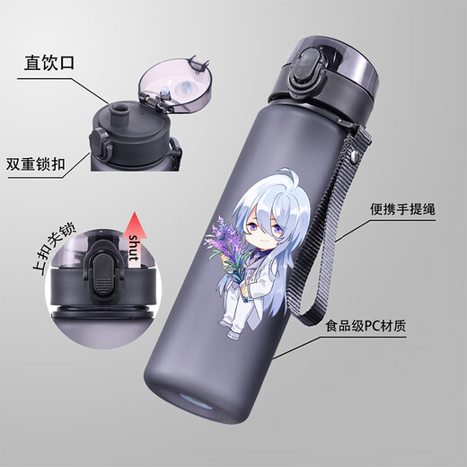 Chengliu Zeit- und Weltraummalerei Reisender Gelenk Wasserbecher Ainsilan Yexuan Luoxia Luchen 2d Student Plastikbecher Plastikbecher 560 ml KK3890 Luoxia
