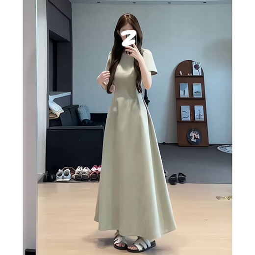 Garnuo Robe blanche pour les femmes en été 2025 Nouveau style Break Tempérament français Robe minceur de taille mincer