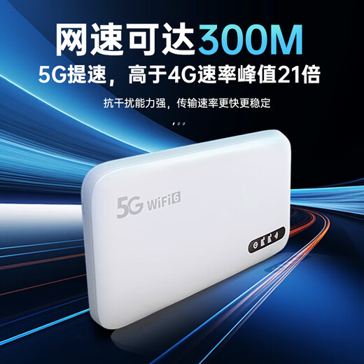 Xiaoxun Intelligent Free Traffic in the First Year Mobile Portable WiFi 6 High Speed Unlimited Traffic 5G Gigabit Wireless Network 2025 National Universal Portable Car Router Internet Card Official Full Netcom Ultimate Edition - Free 1 Year of Traffic - Dual Band