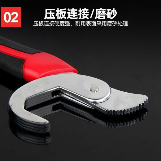 史丹利（STANLEY）活动扳手工具套装多功能万用板子活口快速开口管钳套装搬板手 #大小号扳手6-32mm【加硬款】