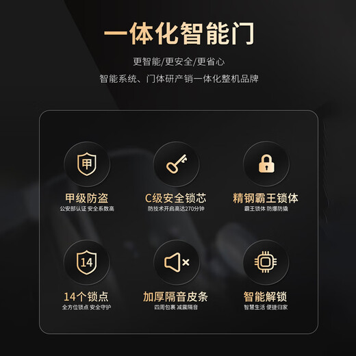 
OUDILE (OUDILE) 031 Hidden and high-level A security door entrance door villa door +2150*1050+visible cat eye lock