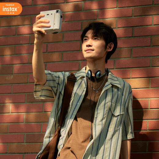 Fuji instax instant instant camera SQUARE SQ1 mica white package 2 official content + 40 pieces of photo paper