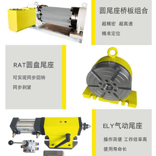 科至途立卧高精密数控分度头加工中心旋第四轴回转工作台伺服电动分度盘 SKQ12200+控制器