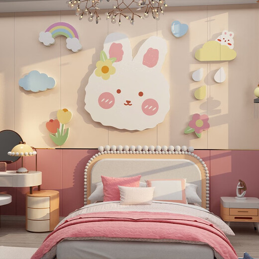 Internet-Promi Schlafzimmer Tür Aufkleber Zeichnung Kinderlayout Wanddekoration Mädchen Nacht