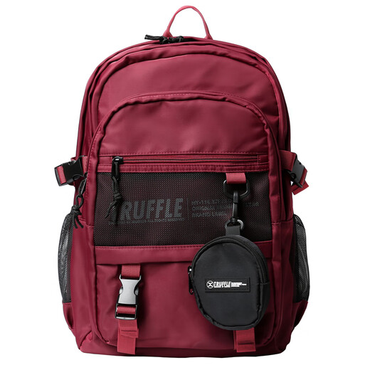 Trüffel großer Kapazität Trendy Rucksack für Männer Junior High School School Bag Female College Student Computer Rucksack Excursion Bag Cdrl-rot