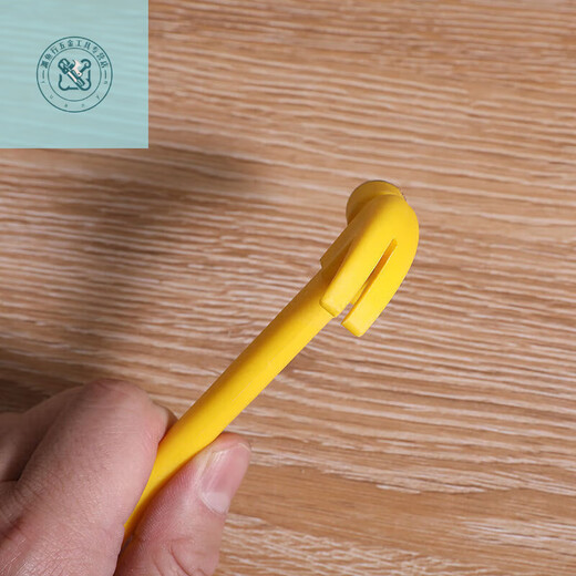 LNGA LANDGRE claw hammer plastic hammer yellow plastic hammer mini toy small hammer plastic handle small hammer children DIY Korean style yellow small hammer 1 pack