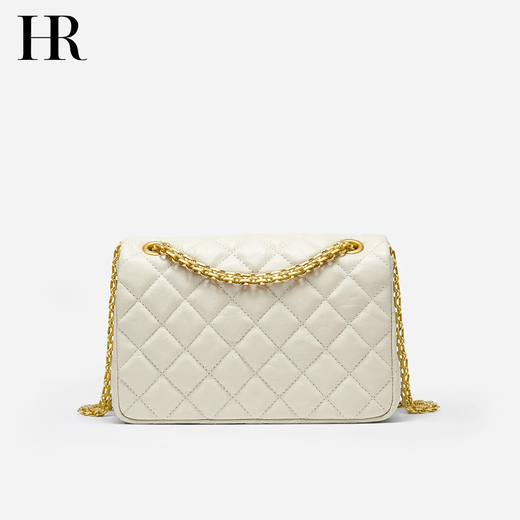 HR Helena Bag Damenbeutel kleiner Aroma Diamond Kette Bag Frauenkopfschicht Cowide One-Shoulder Crossbody Bag Girls 'Geburtstagsgeschenk