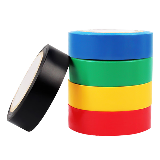 玛仕福 电工绝缘胶带 防潮耐酸碱 电气装修阻燃 多色混装18mm*10m（ 5卷/包）