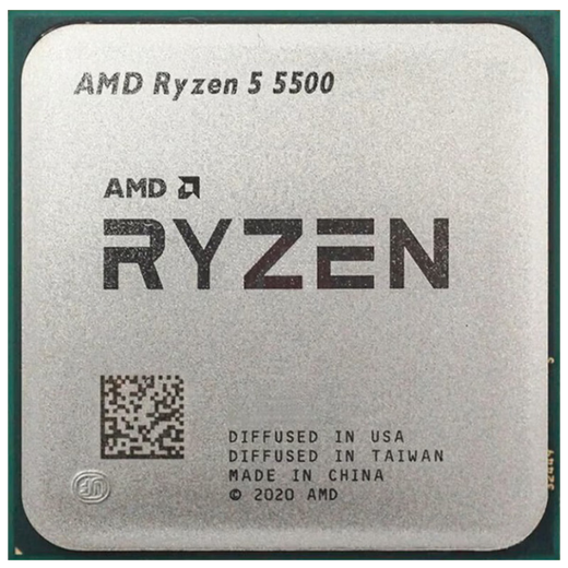 Jingyue AMD Ryzen 5 5500 5600 processor loose chips (R5) 7nm ZEN3 architecture 6 cores 12 threads gaming office CPU with B350/B450/B550 motherboard R5 5500 loose chips only