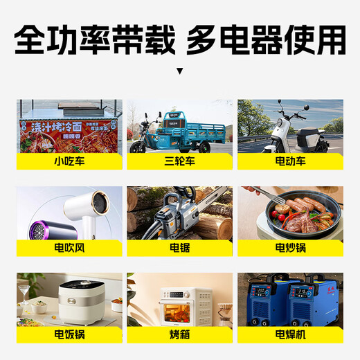 Enboxheng inverter modified sine wave 12V24V48V60V72V to 220V universal high-power stall battery tricycle 48-60-72V to 220V sine wave 6500W multi-functional battery power converter丨intelligent cooling