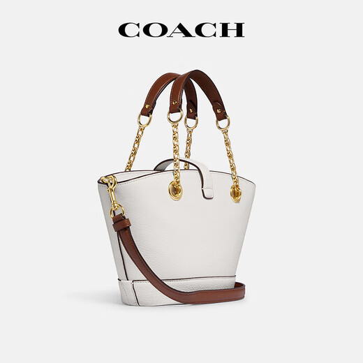 蔻驰（COACH）【情定七夕】LAN饺子包时尚潮流单肩斜挎水桶包C8212 【小号 黑色】C8399 IMA47