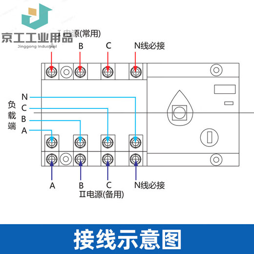 Dual power automatic transfer switch NH42-63/4SZ 80 100 160 250 isolation type 4p 32A