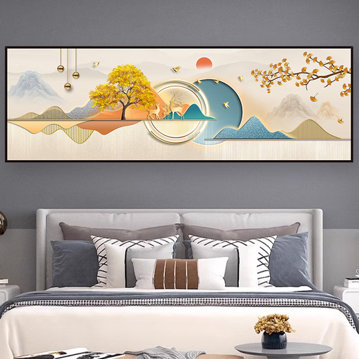Yonghuan Modern Bedroom Stickers de chevet auto-adhésif peinture de peinture salon canapé arrière