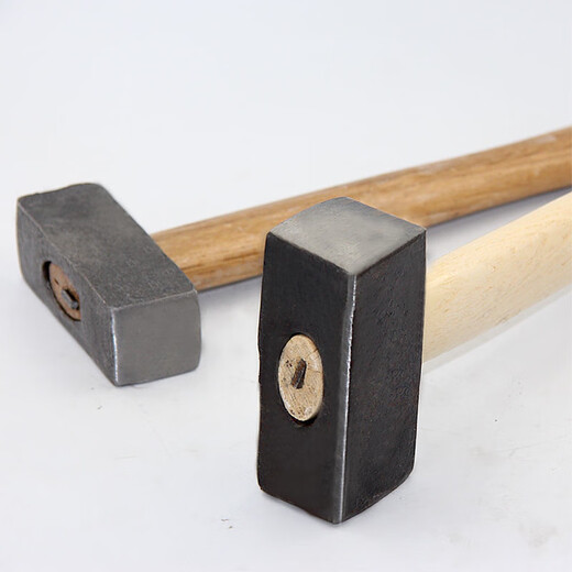 Vinoa masonry hammer, stone hammer, iron square hammer, large hammer, hammer hammer, forged square head hammer, primary color iron square hammer, medium square head hammer (approximately 2 Jin Jin is equal to 0.5 kg)