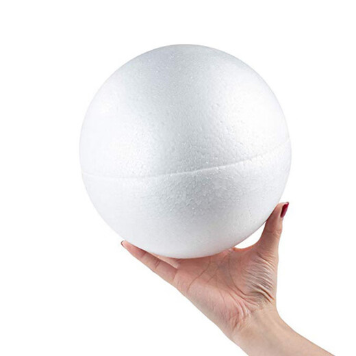 Foam Ball Ball Poly Ball Solid Hollow Ball Kindergarten Handmade Earth Planet DIY Foam Particles Hollow Foam Ball 20cm