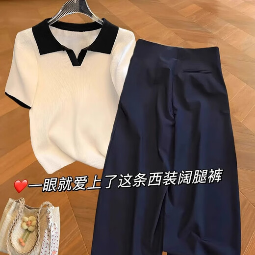 Yanlifen (Yanlifen) europeo nuevo atuendo de verano 2025 NUEVO estilo ropa de vestir en camiseta de seda blanca suelta camiseta de seda de dos piezas