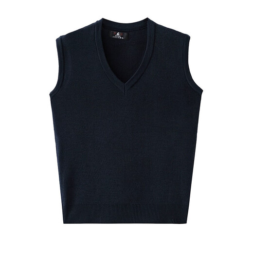 New V-neck men's wool vest gentleman men's pullover knitted vest business knitted sweater td khaki 2XL 120 130-155Jin Jin is equal to 0.5 kg