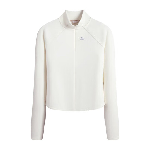 Navigare Italian small sailing boat locking temperature wool women's long-sleeved T-shirt autumn comfortable inner top half open collar T-shirt syrup color M