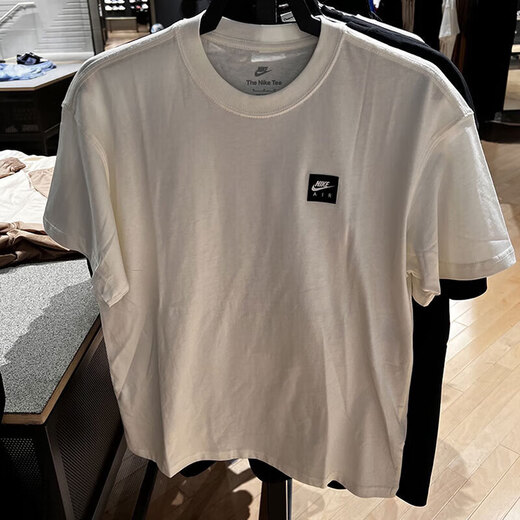 
Nike pure cotton breathable short-sleeved men's summer JORDAN printed pattern trendy top student round neck loose T-shirt HQ9249-133/AIR print behind S