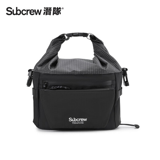 Subcrew户外运动防水骑行轻质休闲斜挎包百搭潮牌手机包 白色