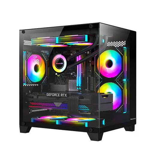 Colorful Intel 14600KF DIY game console/5060Ti/5060/5050/no card design productivity high-end e-sports game live broadcast chicken eternal robbery delta configuration 5 14600KF+5060Ti 8G black