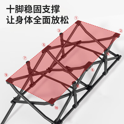 双鑫达折叠床单人床便携午休床办公室午睡床医院陪护床行军床躺椅 B-39