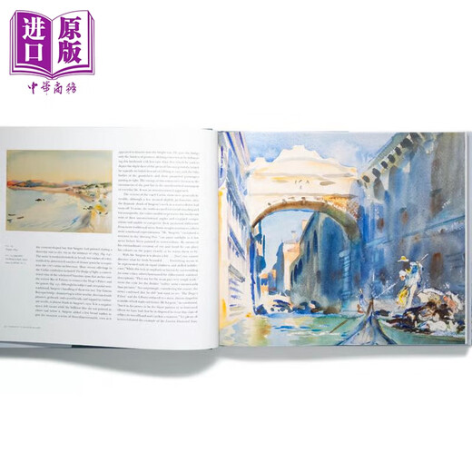 预售 John Singer Sargent Watercolors 进口艺术 约翰 萨金特水彩