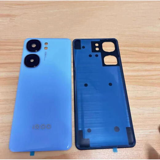 Suitable for iqooneo9 back cover glass Neo9Pro mobile phone rear screen rear shell battery cover back screen iQoo Neo9/9pro nautical blue back cover with mirror