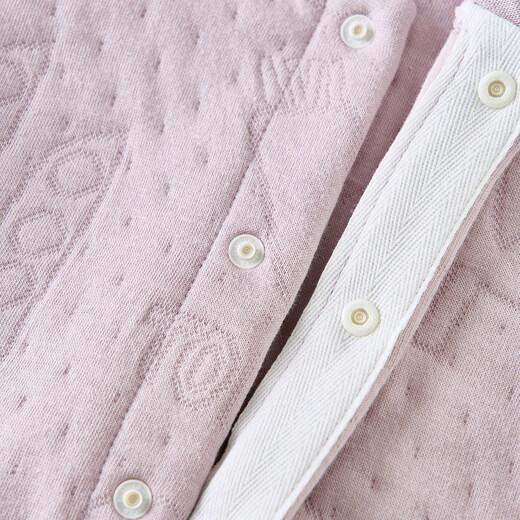 童泰（TONGTAI）宝宝秋衣套装秋冬季纯棉保暖婴儿衣服儿童睡衣家居服紫色90cm