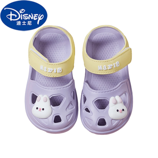 Disney (Disney) Sandalias para niños Zapatos de hoyo de verano Botella Velcro Anti-Slip Boys Outdoor Beach Lindo 9277 Verde 14 Tamaño 0 Longitud interna 14 cm Recomendado 13.5-14 pies