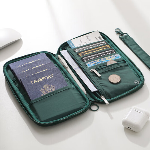 Bona Cloud Travel Passport Bag Пакет RFID Antiffit rate Crash с большой емкость